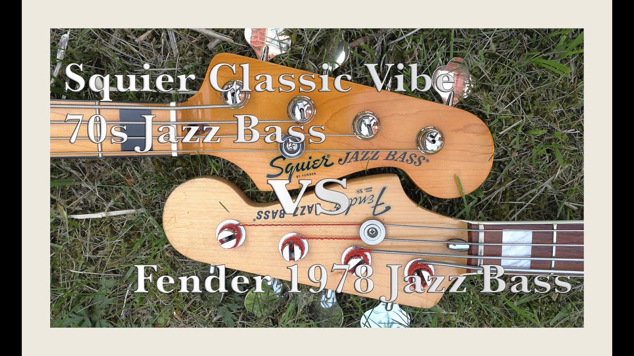 SQUIER CLASSIC VIBE 70S JAZZ BASS vs FENDER 1978 JAZZ BASS