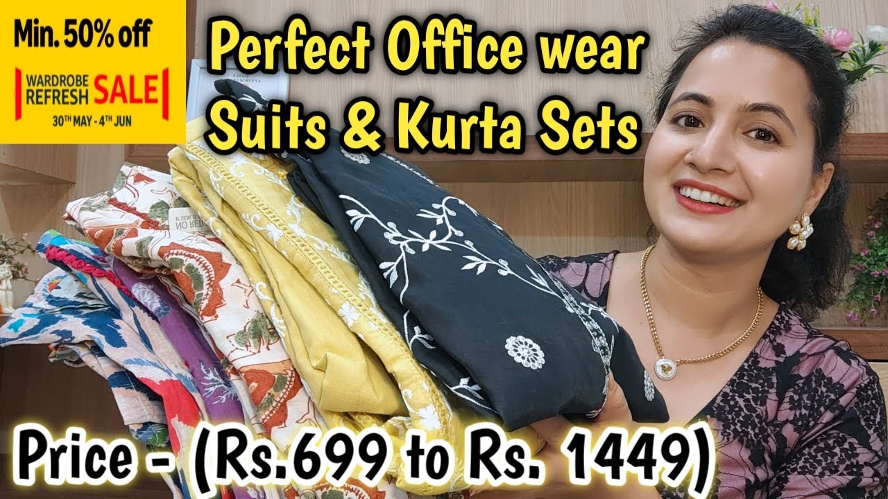 Amazon Kurta ,Kurti Set & Suit Sets Haul | Amazon Wardrobe Refresh Sale is Live | Neema's Corner