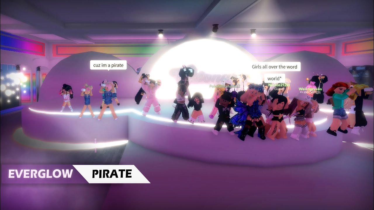 Roblox 【 Pirate 】 Everglow 에버글로우 Visionary Dance Studio #Kpop #Everglow