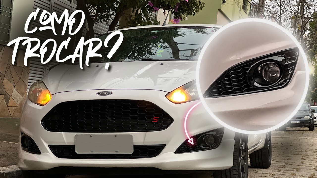 Como trocar a moldura do Farol de Neblina do New Fiesta - MUITO FÁCIL!