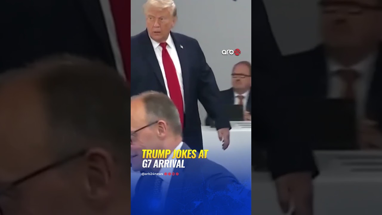 Trump says &ldquo;I&rsquo;m the boss&rdquo; as he joins world leaders at G7 summit in France