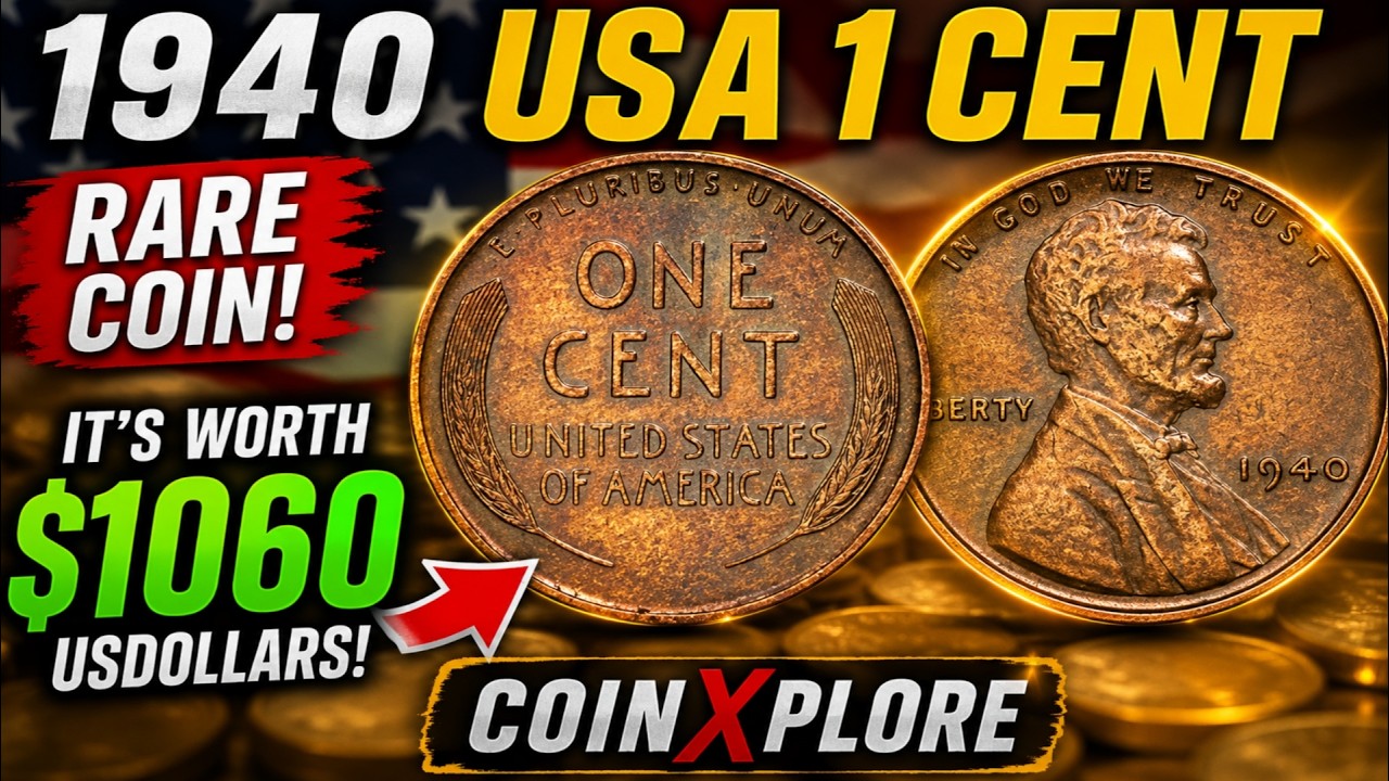 Czy jednocent&oacute;wka z USA z 1940 roku jest warta 1060 dolar&oacute;w? Wyjaśniamy wartość rzadkiego pensa L...