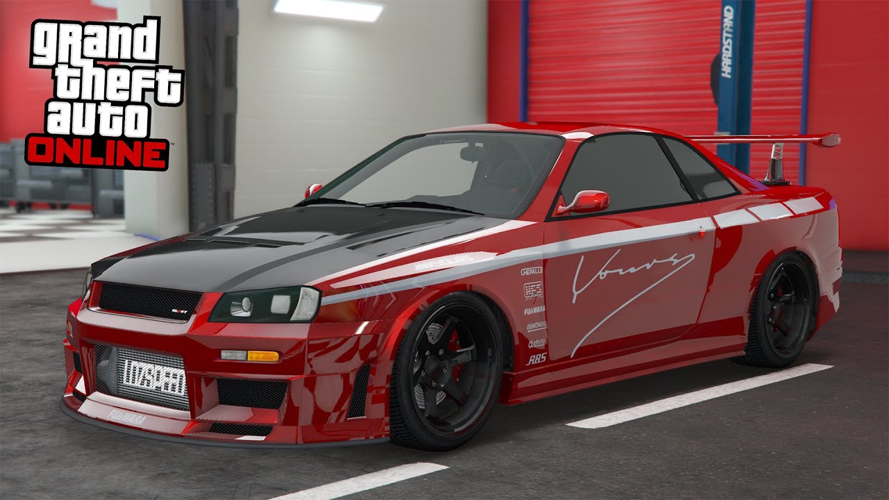 GTA 5 Online - Annis Elegy RH7 (Nissan Skyline GT-R R34) - DLC Vehicle Customization