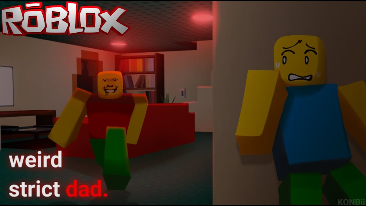 Roblox - Jogando Weird Strict Dad com o meu amigo;