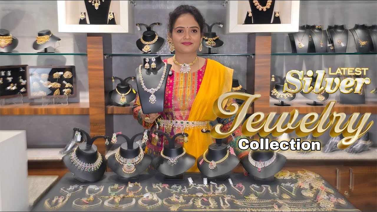 Stunning Silver Gold-Polished Jewelry Collection | 925 Silver | Designs 2025 | Pan India Delivery
