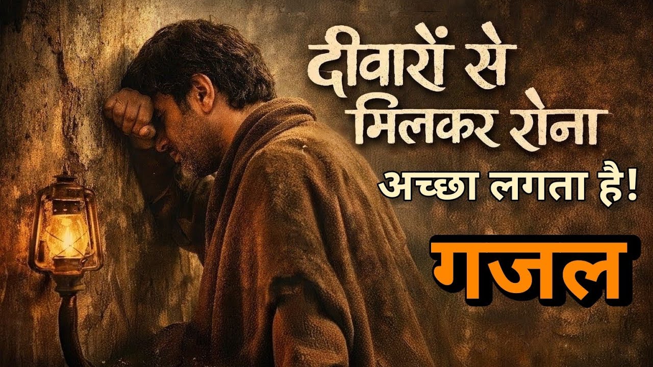 Deewaron Se Milkar Rona Achchha Lagta Hai | #treding Heart Touching Ghazal
