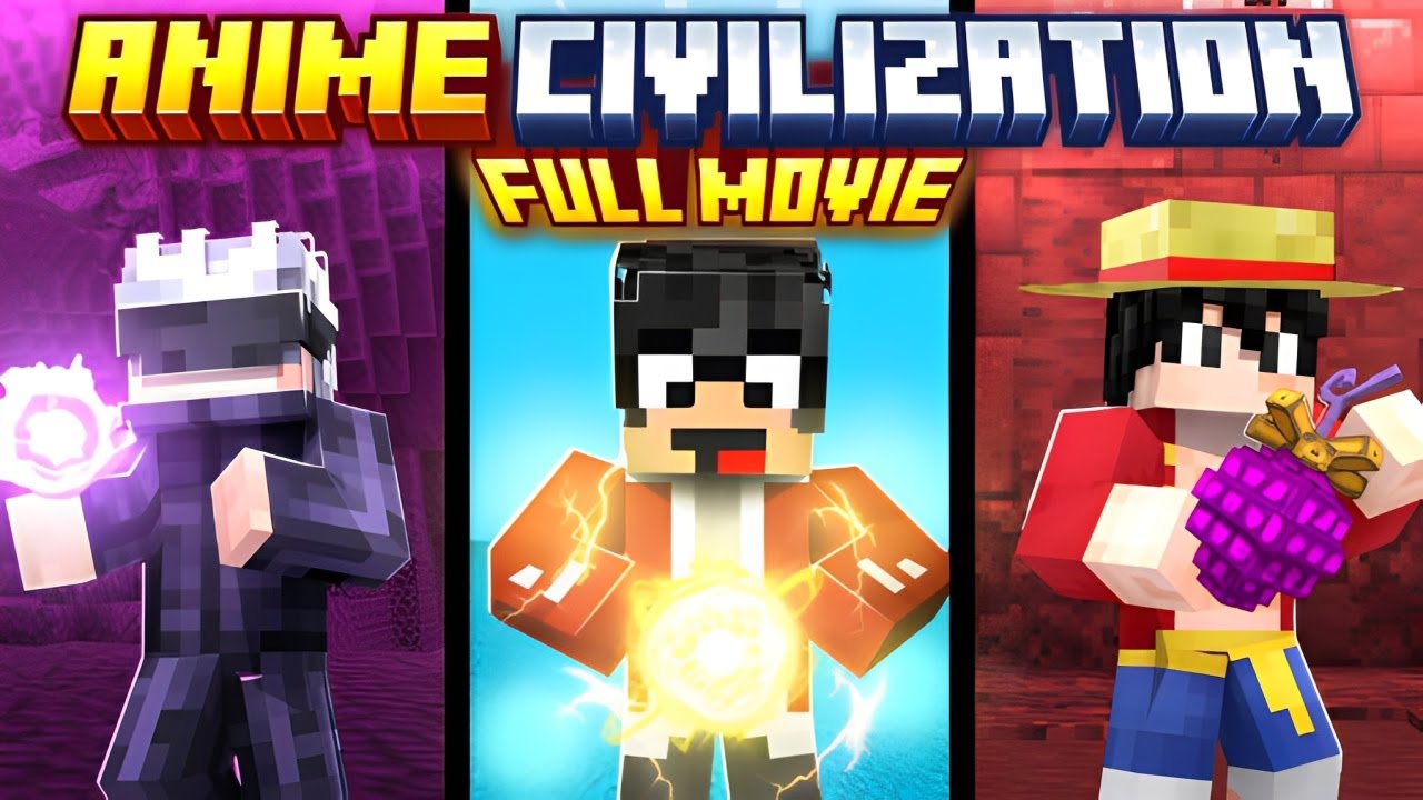 Minecraft But I Survive In ANIME CIVILIZATION [THE MOVIE]