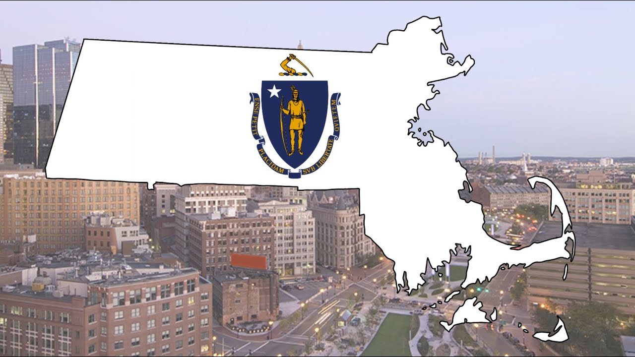 Massachusetts - Flag Map Speedpaint