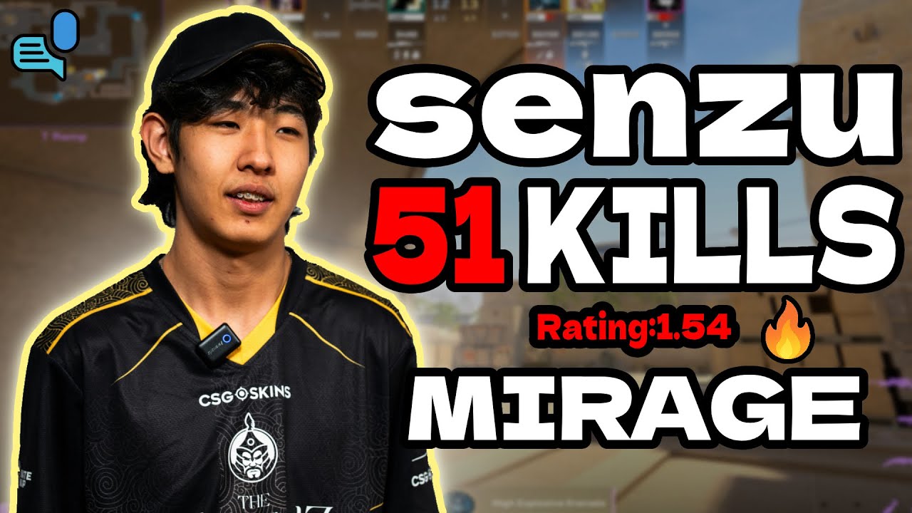 senzu 51 KILLS | +VOICE EU FACEIT mirage | rt:1.54 | 3-STACK | Dec 3, 2025
