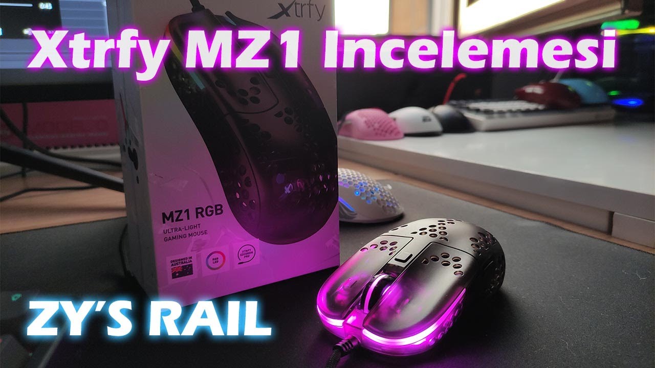 Xtrfy MZ1 (ZY’S RAIL) İncelemesi - Rocket Jump Ninja Tarafından Tasarlanan Efsane Bir Mouse