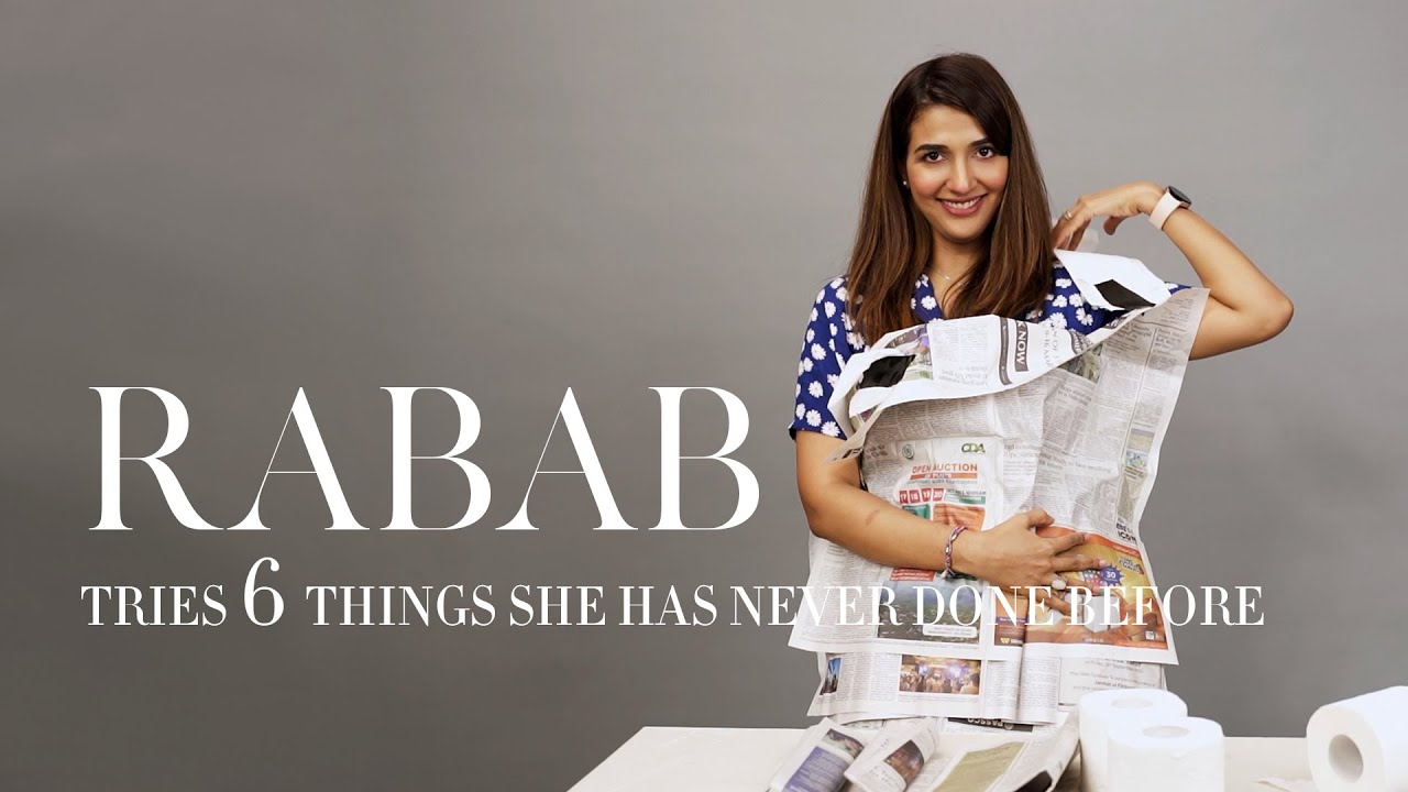 Rabab Hashim Tries 6 Things She's Never Done Before |  Mashion