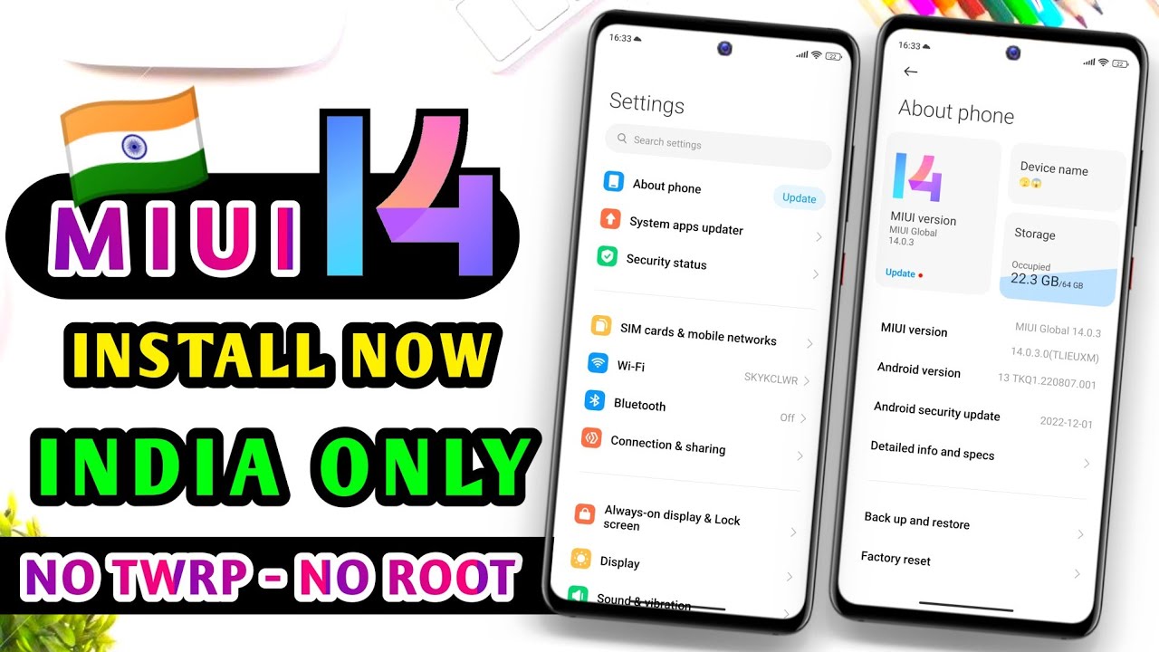 🇮🇳 OMG! INDIA ONLY - INSTALL MIUI 14 In Your Device WITH NEW TRICK NO TWRP, NO ROOT, NO DATA LOSS
