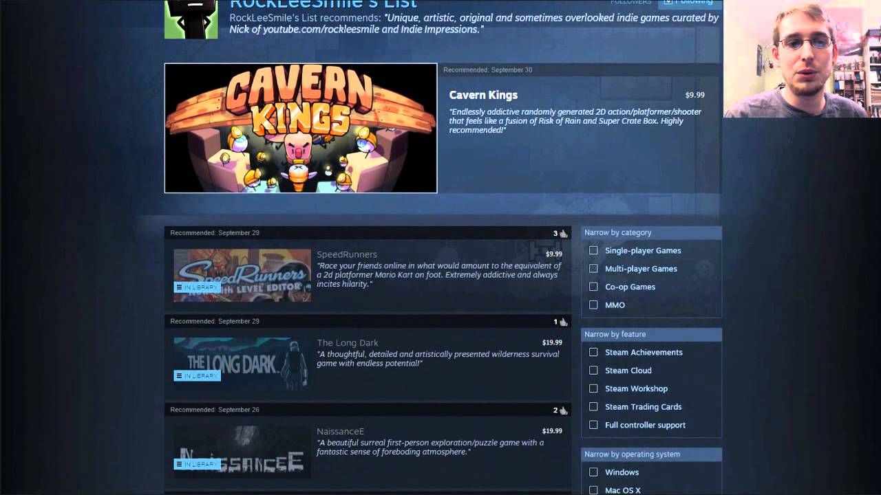 Introducing My Steam Curator Page