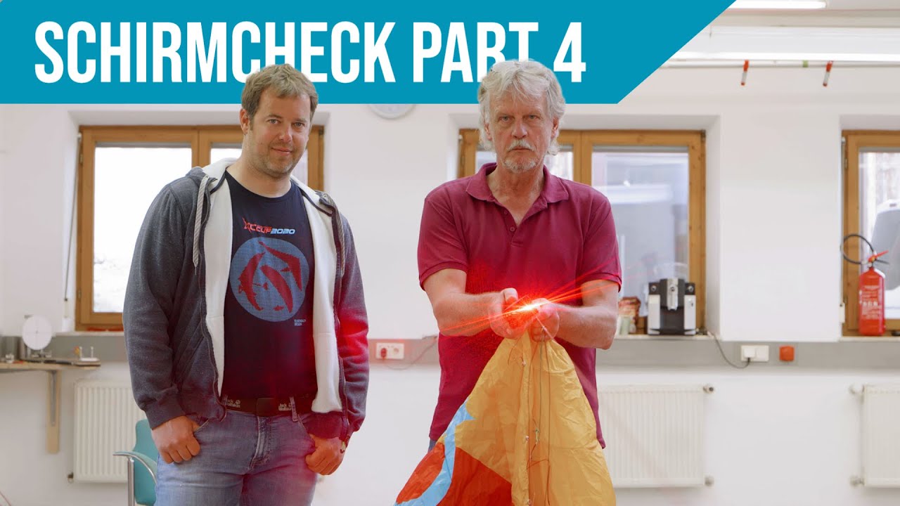 Gleitschirm Check - So läuft ein Schirmcheck ab! | PART 4 - Flugschule Hirondelle, Weinheim