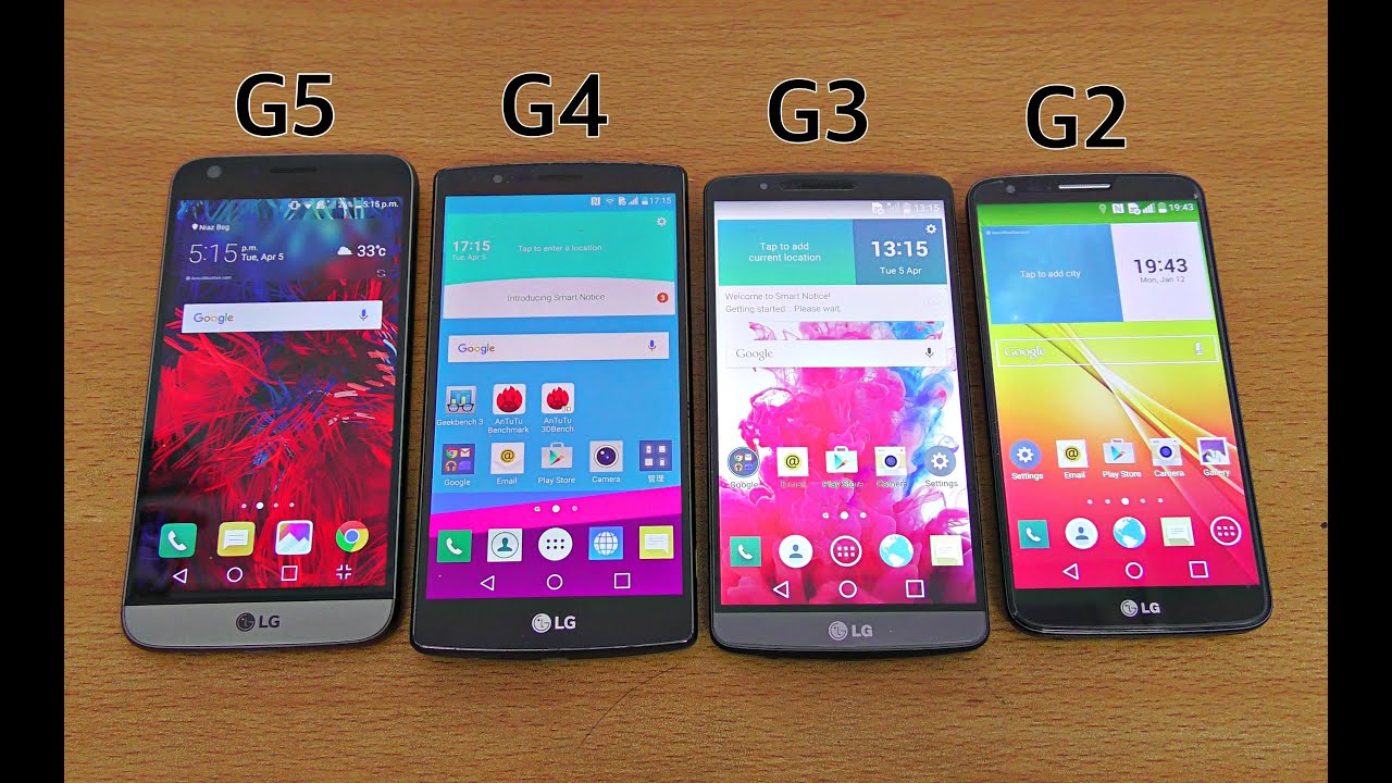 LG G5 vs G4 vs G3 vs G2 - Review! (4K)