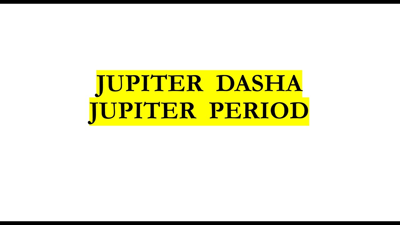 3 Warnings In Jupiter Dasha