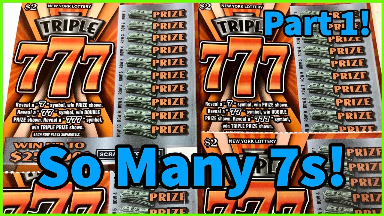 $100 In Triple 777! Triplers Everywhere! Part 1! | New York Lottery Scratch Off Tickets