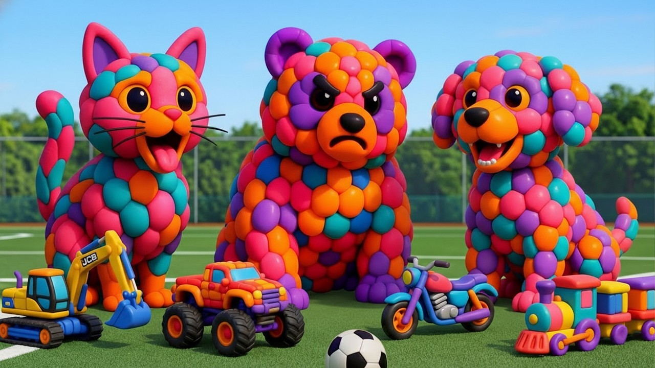The Mascot Vibrato Assistant Dog Placed on the Football Field Is Popular, Co-produced and Creative
