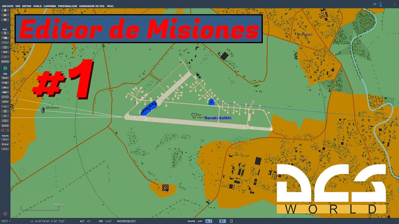 Editor de misiones DCS #1 - Nociones básicas generales