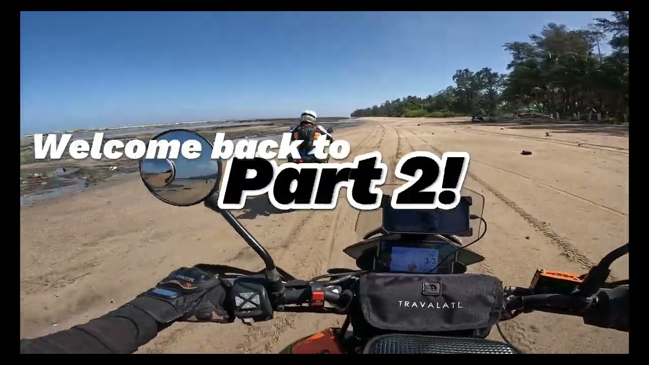 Alibaug Ride Part 2 | KTM 390 Adv | Fun on the beach!