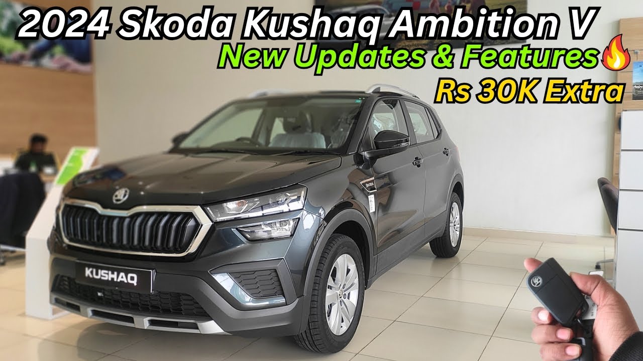 2024 Skoda Kushaq Ambition V 1.0 TSI Full Review Price & Features ♥️ New Skoda Kushaq 2024 Updates