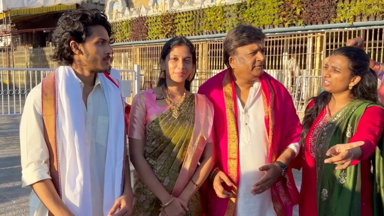 Band Melam Movie Team Visits Tirumala | Harsh Roshan | Sridevi | Kona Venkat | MS Talkies