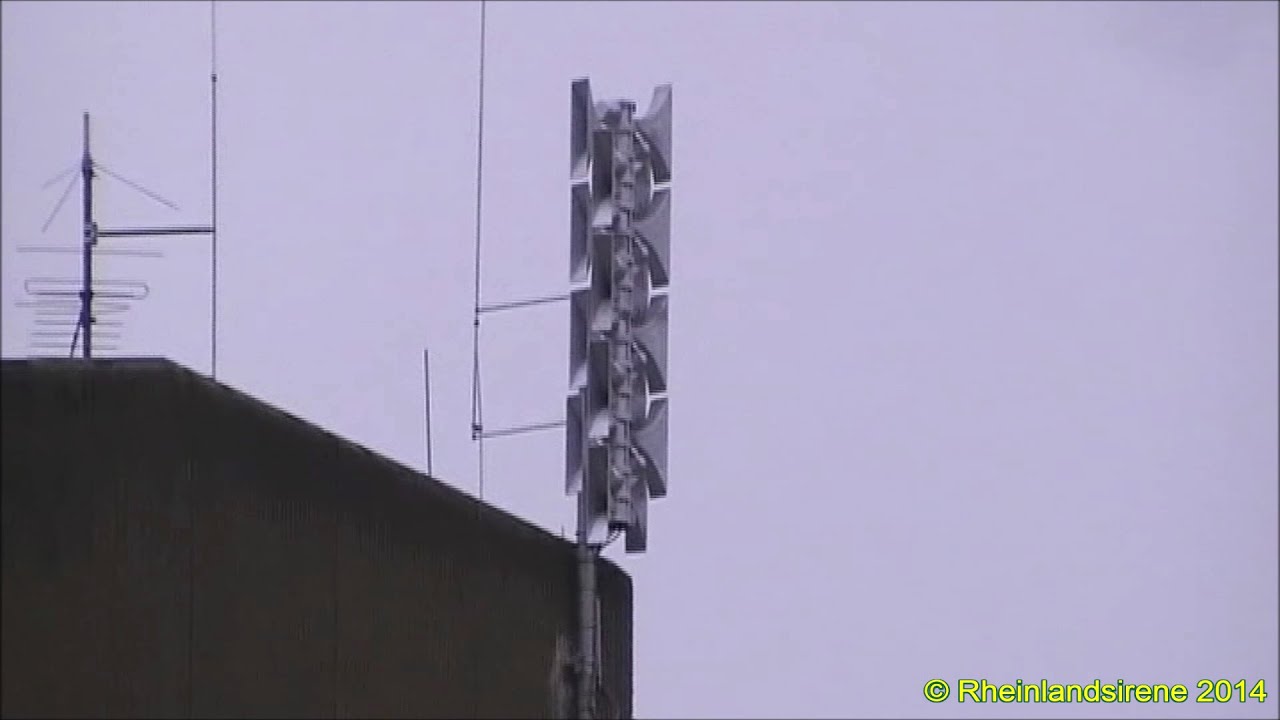 Erster Probealarm SES 2400 - Elektronische Hochleistungssirene mit 2400 Watt