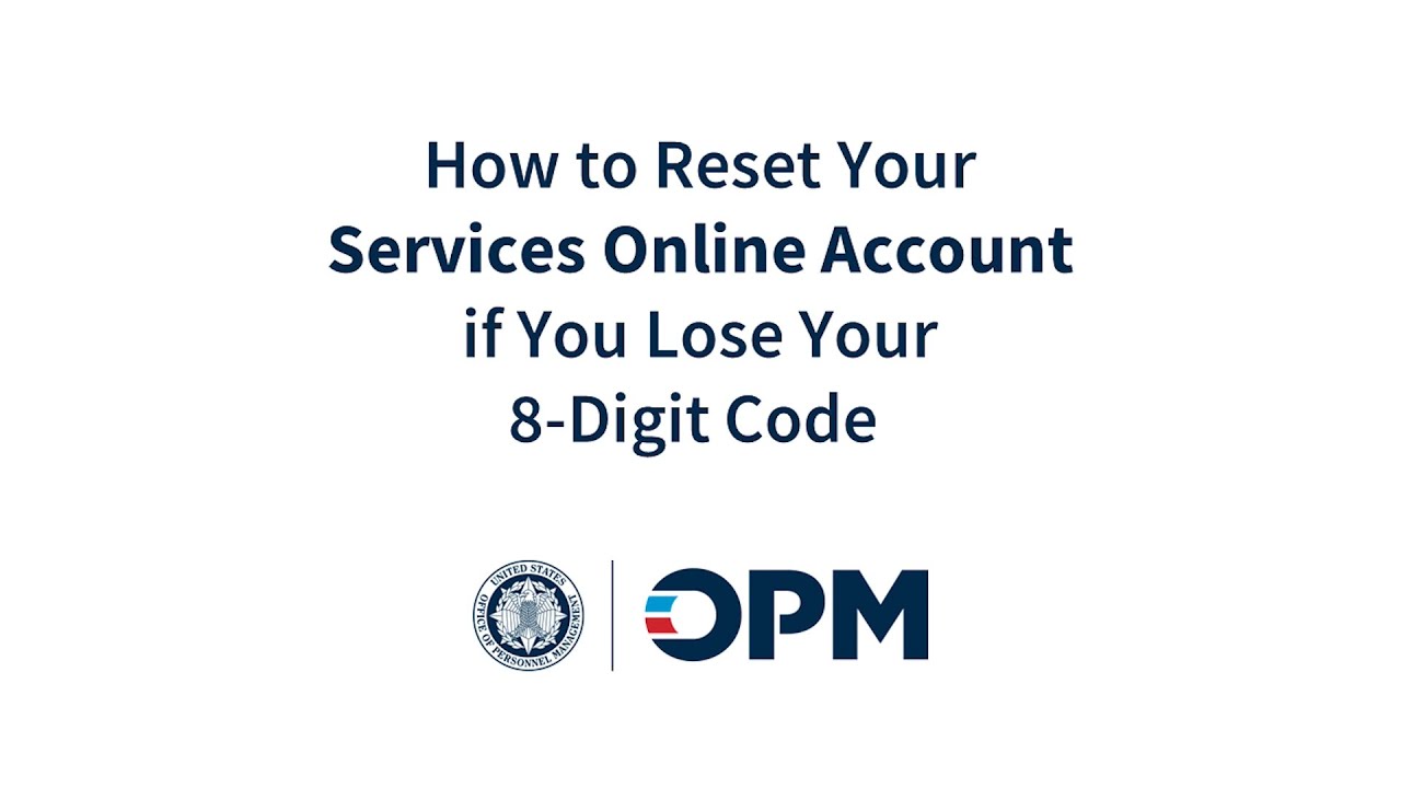 Navigating Federal Retirement: How to Reset Your Services Online Account if You Lose Your Code