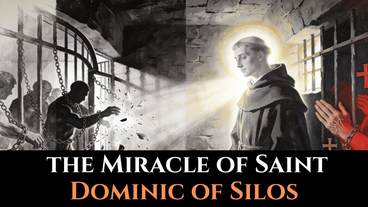 The Night Saint Dominic of Silos Appeared in Prison Cells — and the Chains Fell Away