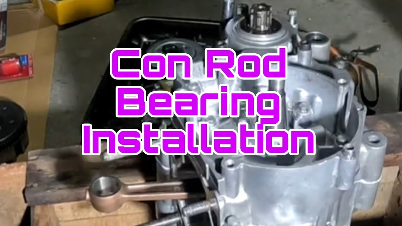 kmx 125 left crankshaft oil leak replace con rod & bearing Ep.05
