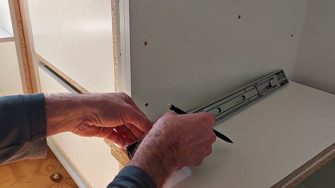 How to install stainless steel drawer slides.