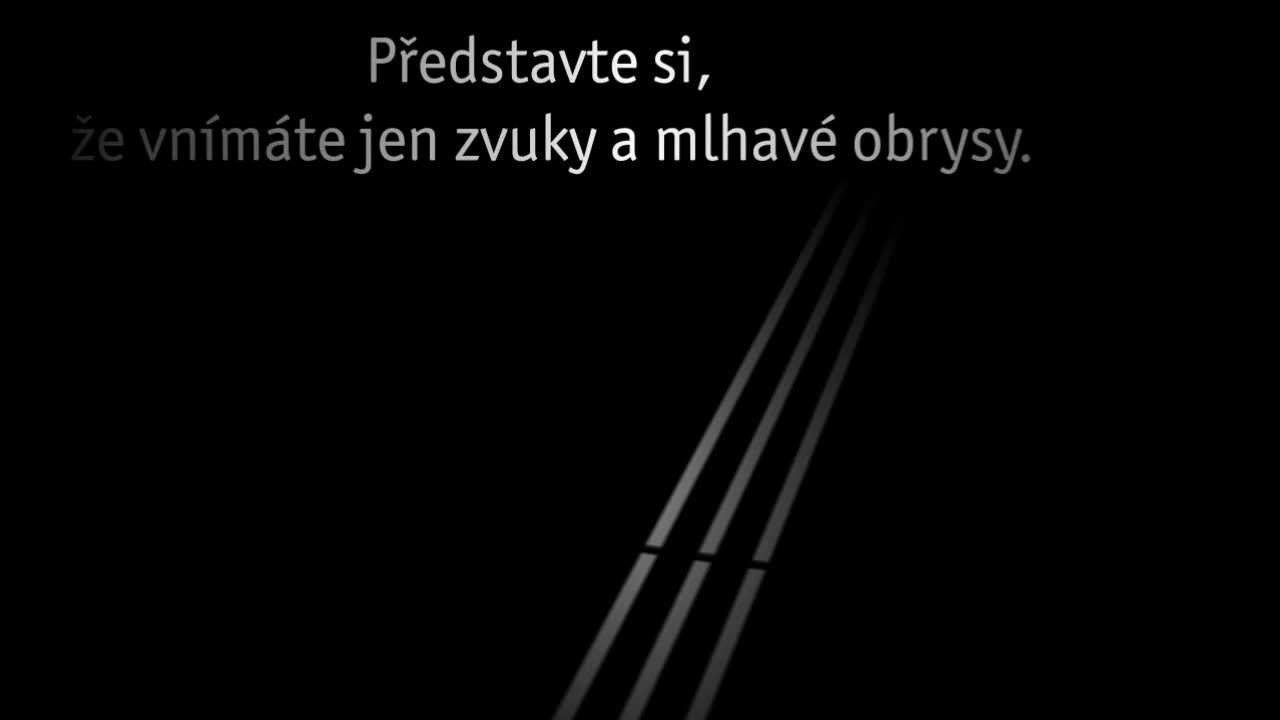 Žít potmě - vodicí linie pro nevidomé