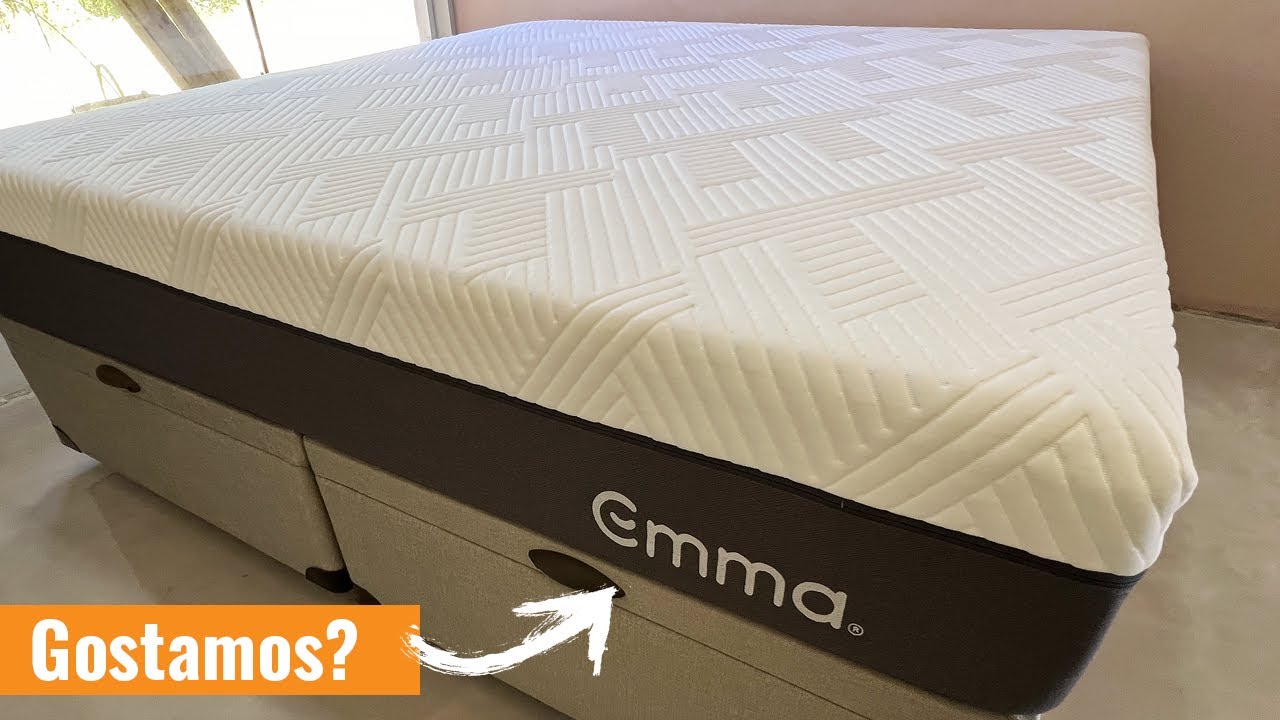 COLCHÃO EMMA - REALMENTE vale a pena? Gostamos?  Recebemos o MODELO EMMA PREMIUM HYBRID E BOX BAÚ!