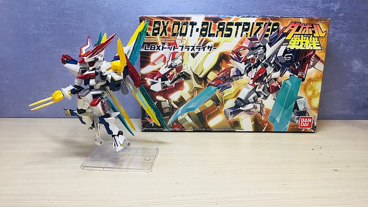 review đấu sĩ LBX Dot blast trizer