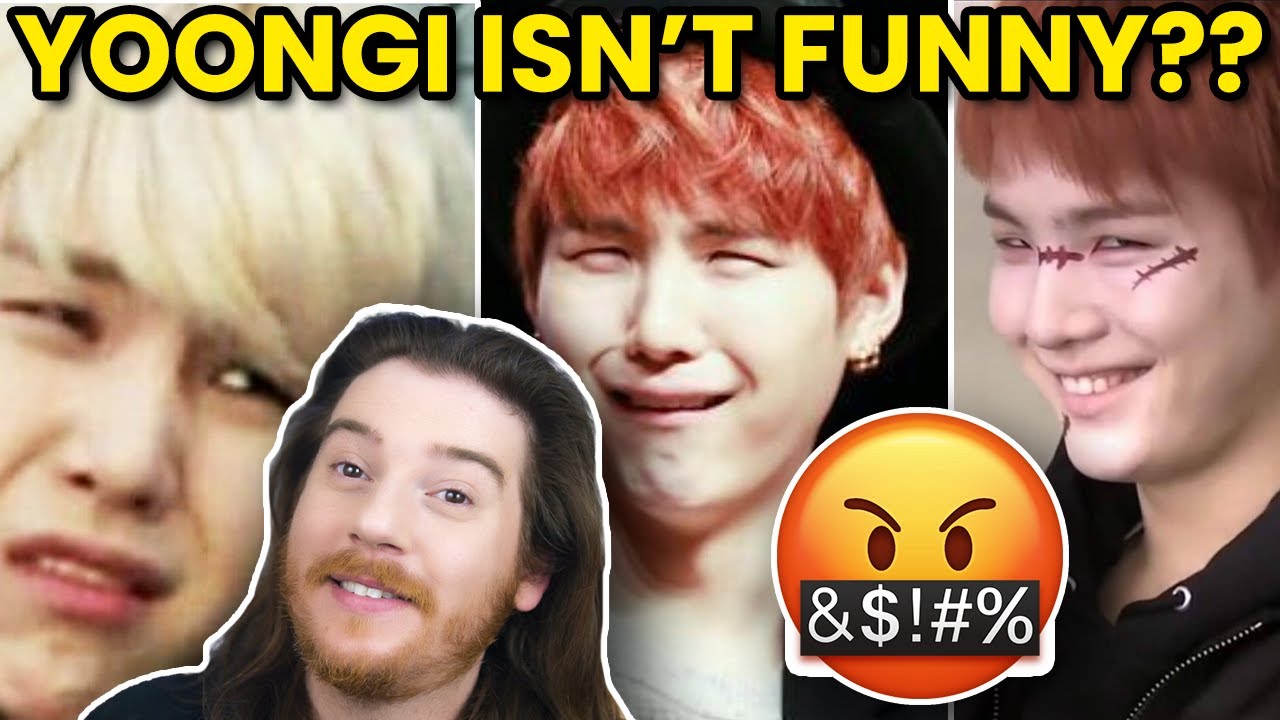 BTS: imagine thinking YOONGI isn't funny?!?! REACTION!