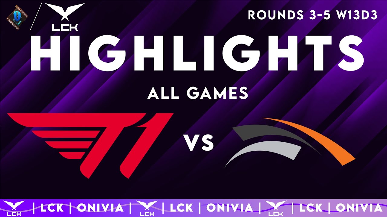 T1 vs HLE Highlights ALL GAMES | LCK 2025 Rounds 3-5 | T1 vs Hanwha Life by Onivia