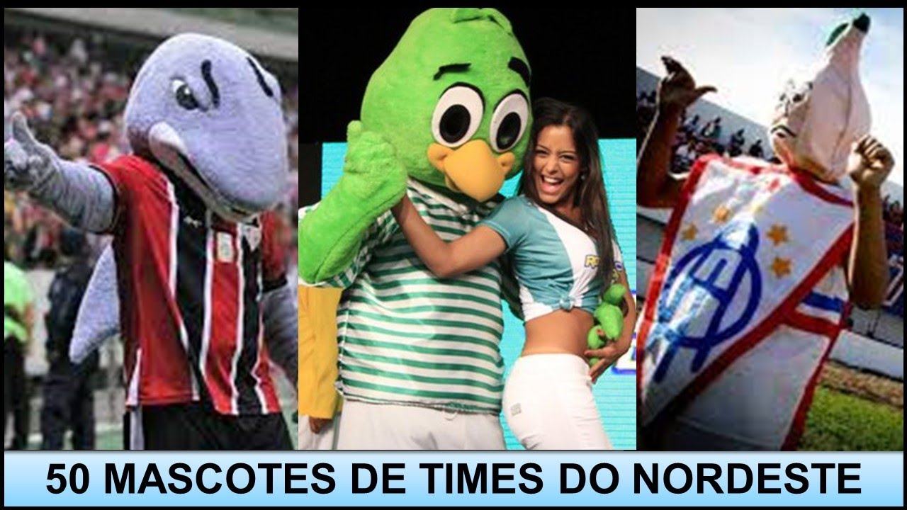MASCOTES DOS TIMES DO NORDESTE – CONHEÇA 50 MASCOTES DE CLUBES NORDESTINOS
