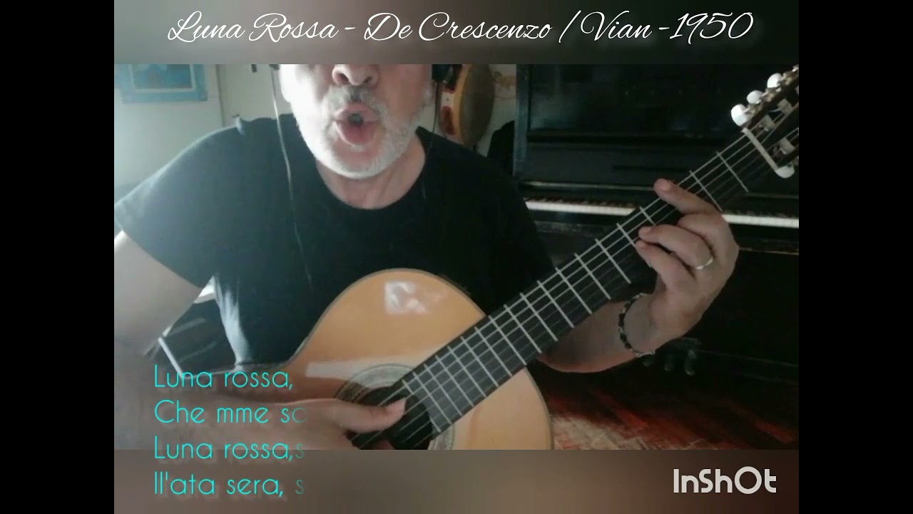 Luna rossa (#napolinelcuore) cover Alfonso Calandra