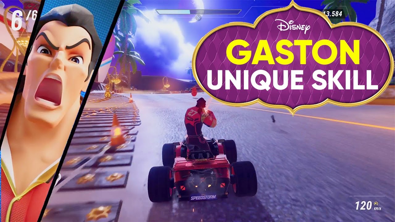 Gaston Unique Skill | Specials | Disney Speedstorm