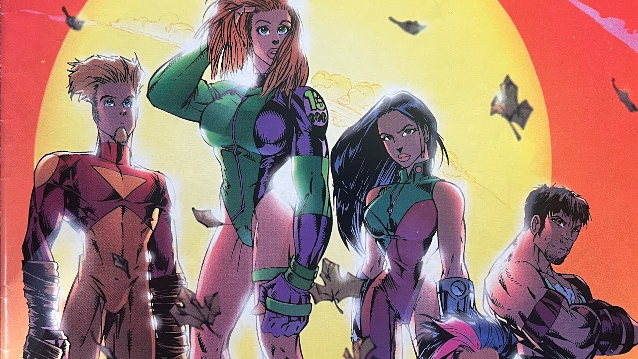 Gen13 UNREAL WORLD.  Humberto Ramos is the star here, tho it took me years to realize it!
