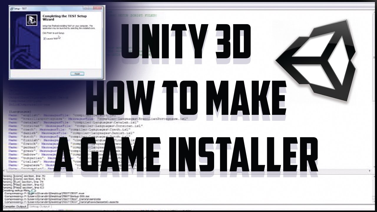 Unity 3d: how to make a game installer
