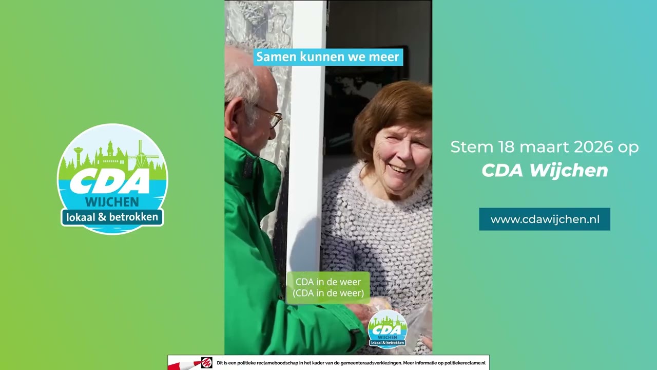 CDA Wijchen - Campagnelied 2026 💚