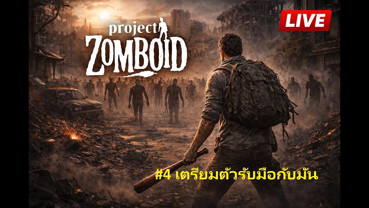 🔴 [Live] : Project Zomboid l B41 [ไทย] IN THE NIGHT SS2  #4 - เตรียมตัวรับมือกับมัน