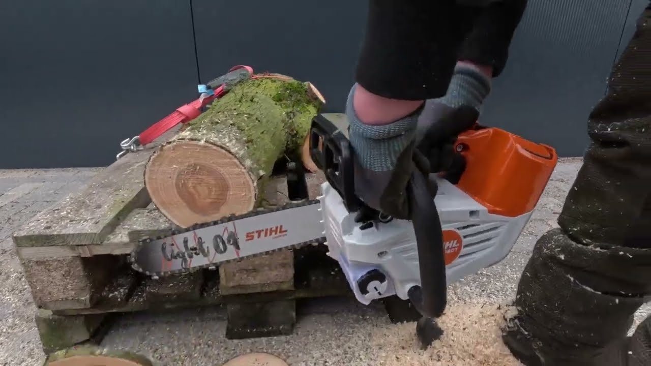 Test of the new STHIL MSA 190T cordless chainsaw!