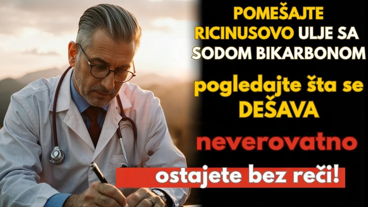 Pome&scaron;ajte RICINUSOVO ULJE i SODU BIKARBONU &ndash; Lekari u &Scaron;OKU! Moćan prirodni lek za starije osobe