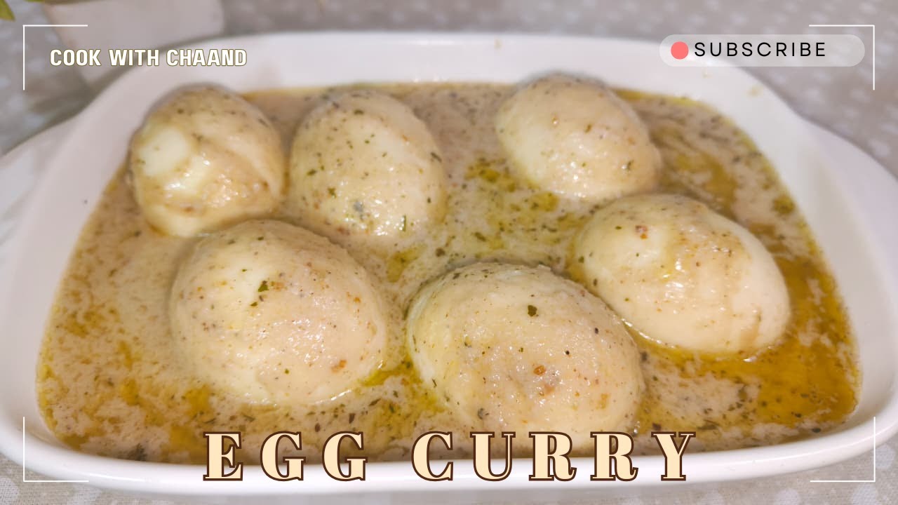 CREAMY EGG CURRY RECIPE| One Pot Recipe By Cook With Chaand