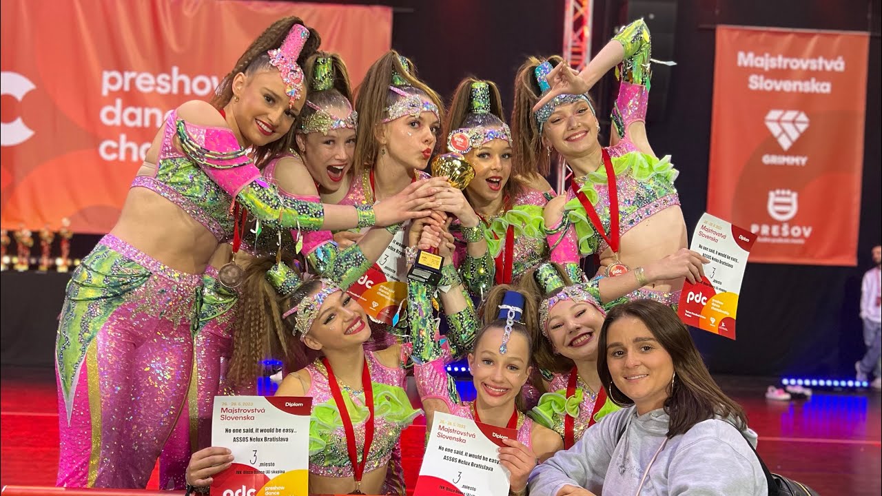 DISCO DANCE SMALL GROUP JUNIORS- II. VICE SLOVAK CHAMPIONS 2023 - ASSOS NELUX BRATISLAVA