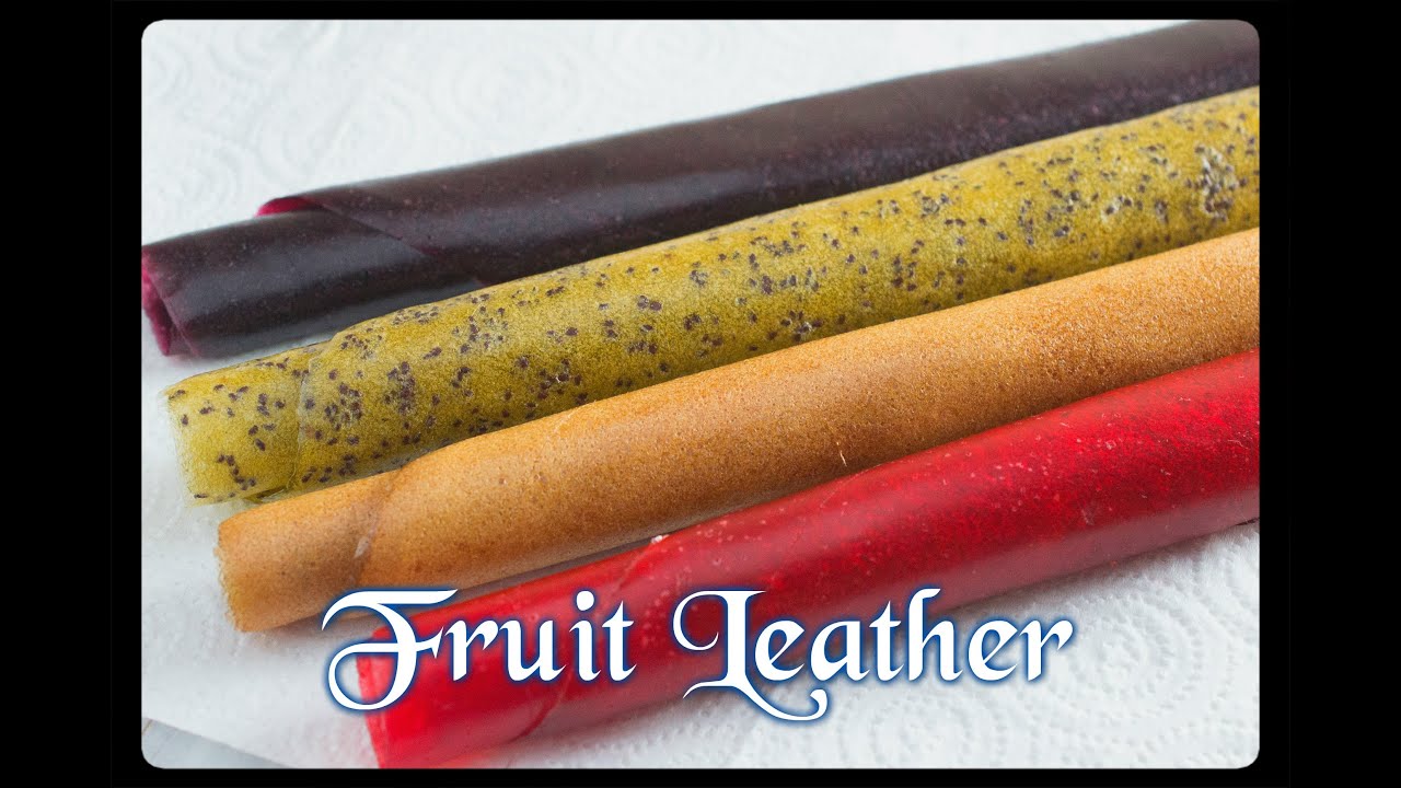 Como Hacer Cuero (Piel) De Frutas \Fruit Leather