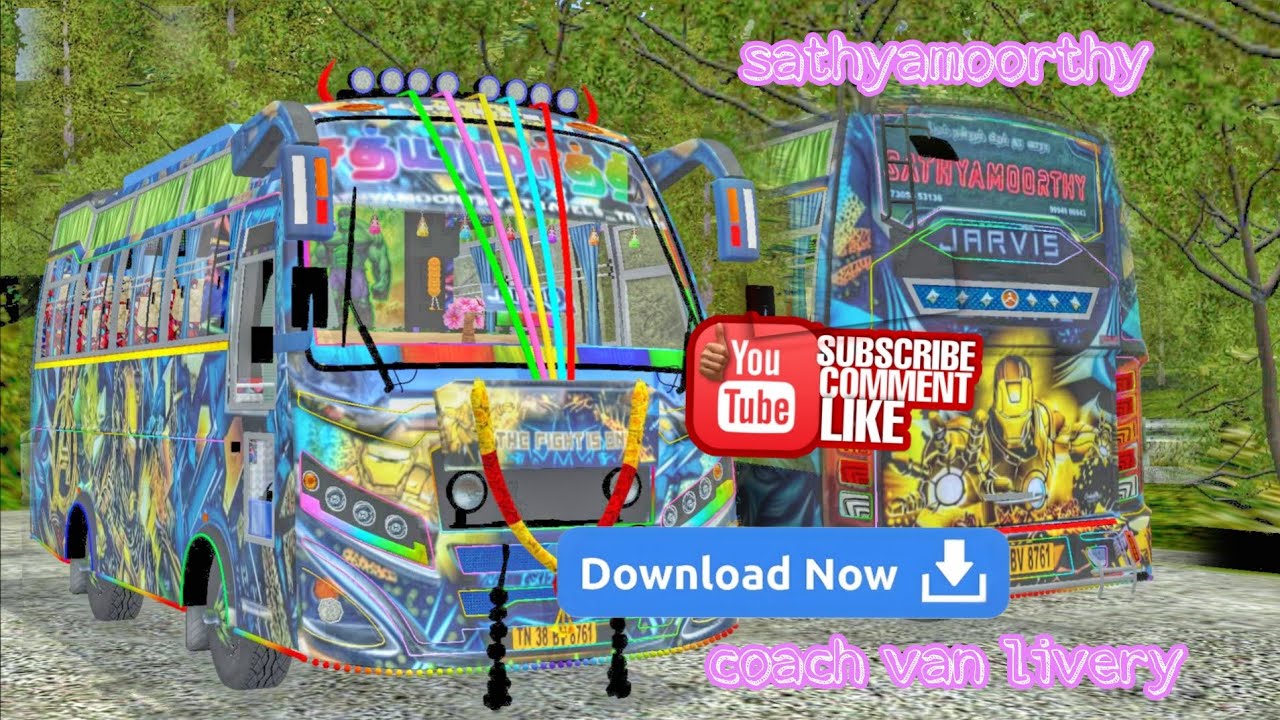 TATA 4O7 COACH VAN /SATHYAMOORTHY COACH VAN LIVERY/DOWNLOAD NOW/DOWNLOAD LINK 👇👇👇😍😍😍😍