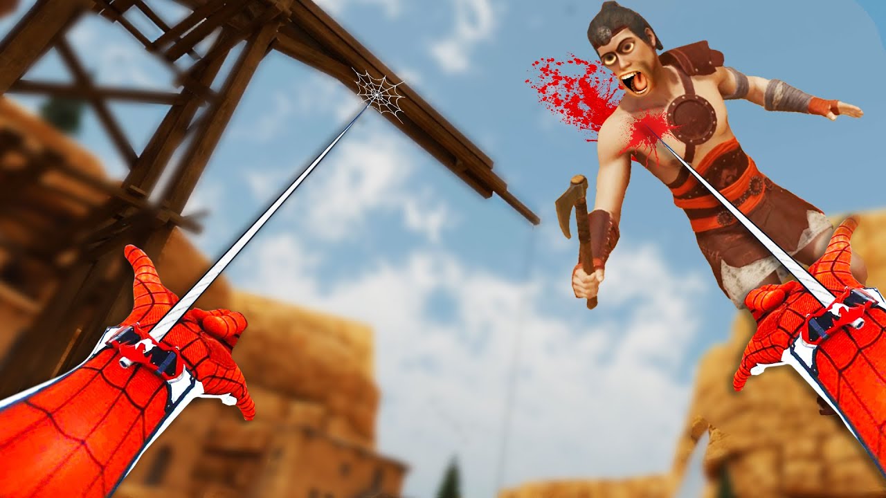 ЗЛОУПОТРЕБЛЕНИЕ СИЛАМИ Человека-паука и Я ХУДШИЙ в Blade and Sorcery VR 8.4